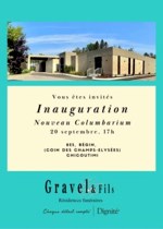 Inauguration columbarium Robert Gravel
