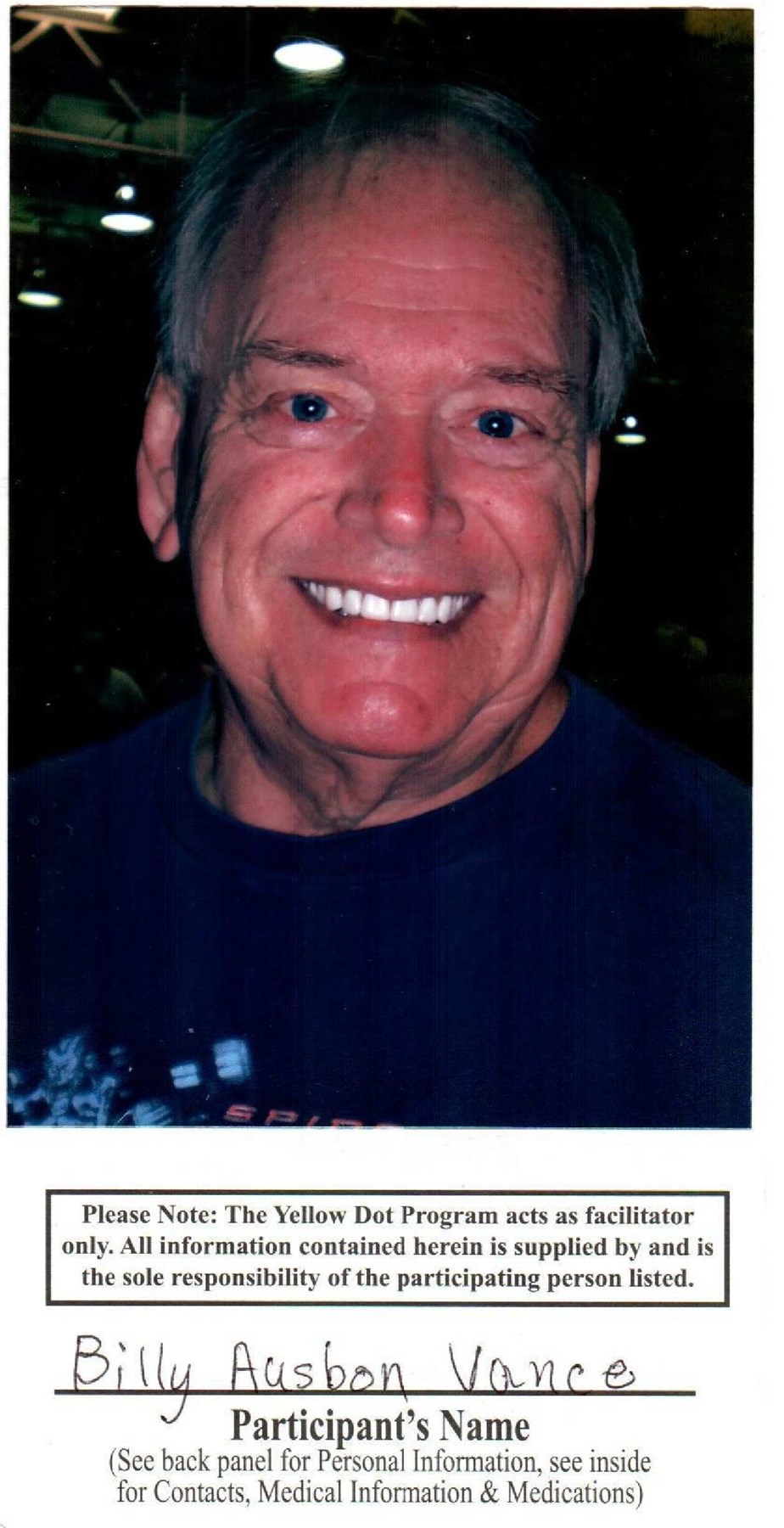 Obituary of Billy Ausbon Vance