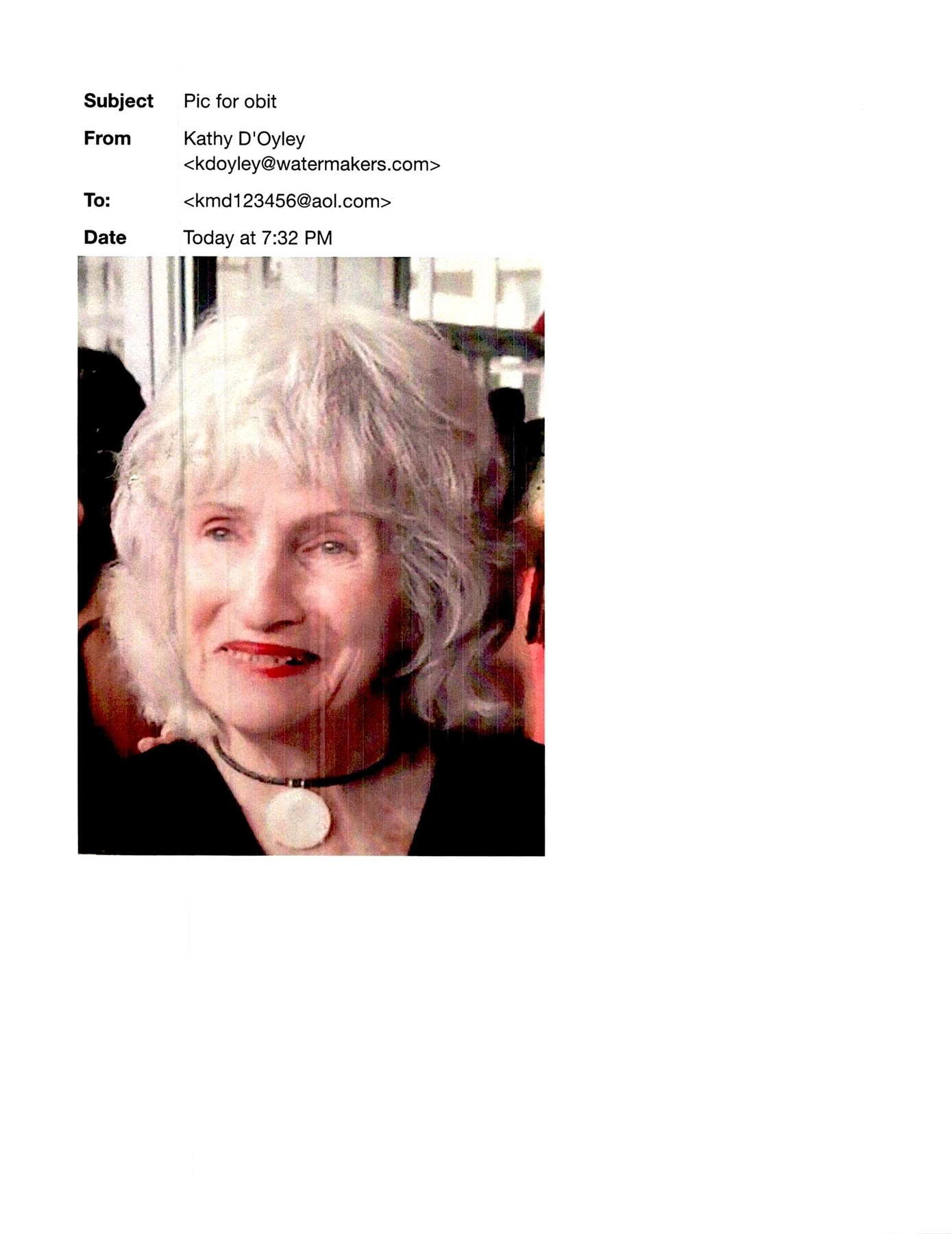 Obituary of Priscilla Brown