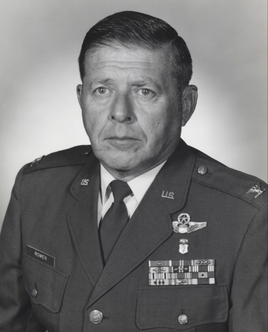 Obituary of Colonel Burt Rowen, USAF (Ret.)
