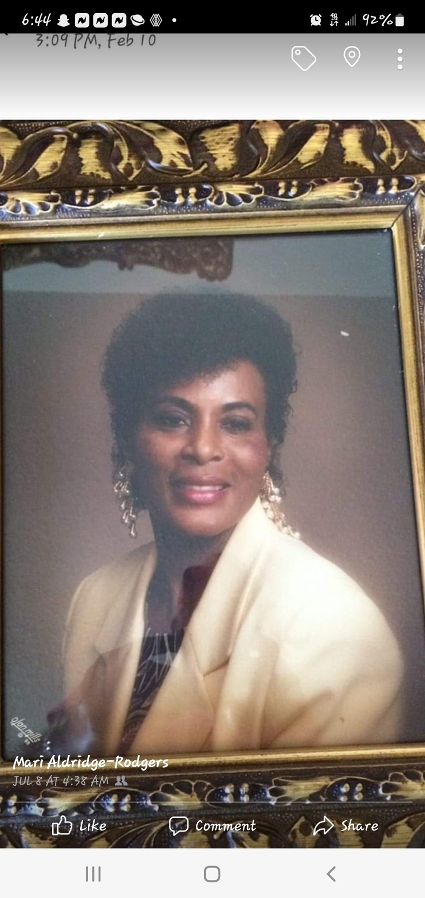 Obituary of Ardelia Evans