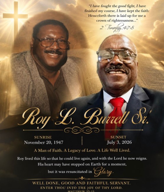 Obituary of Roy Lawrence Burrell Sr.