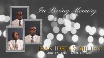 Obituary of Jean Ideja Similien
