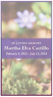 Obituary of Martha Elva Castillo