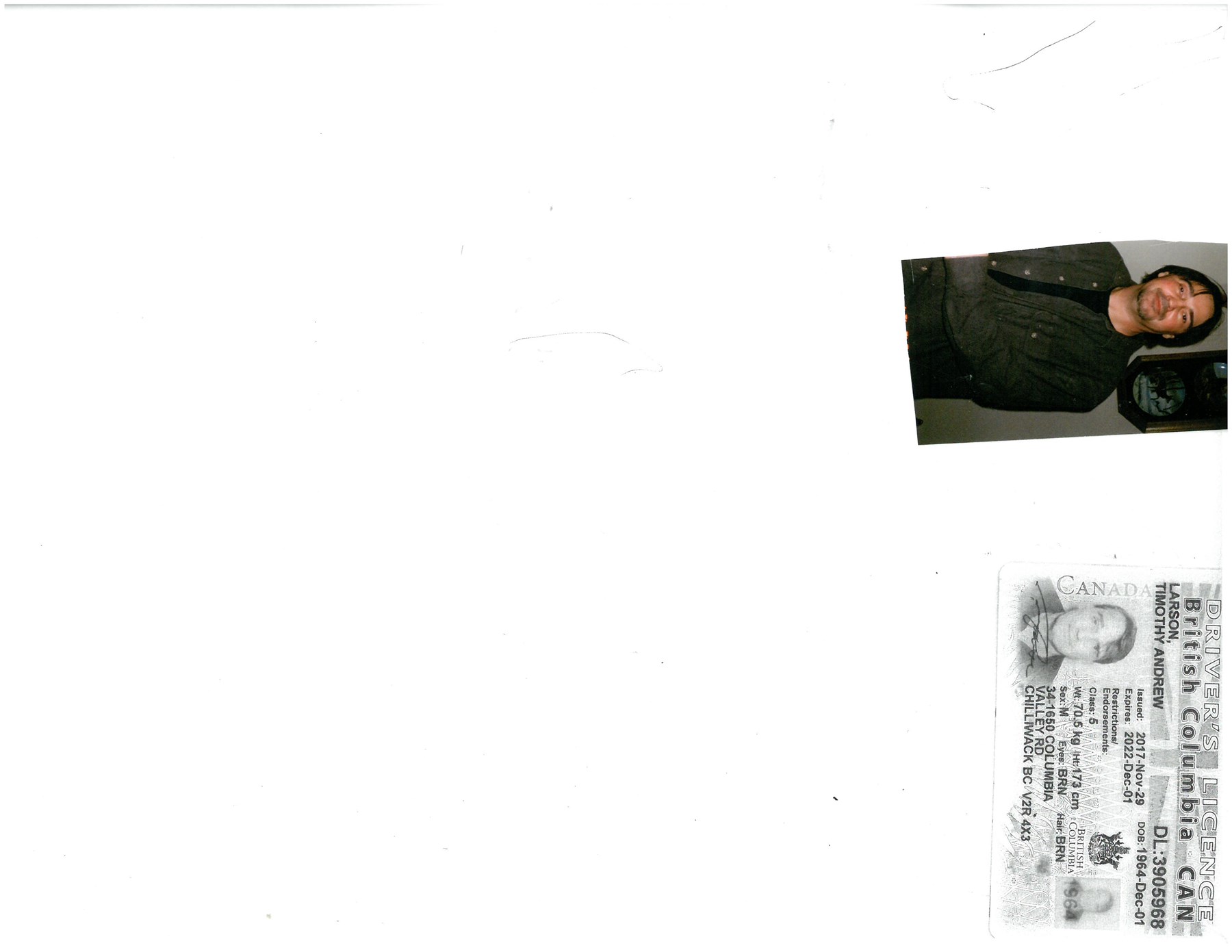 Obituary of Timothy Andrew Larson