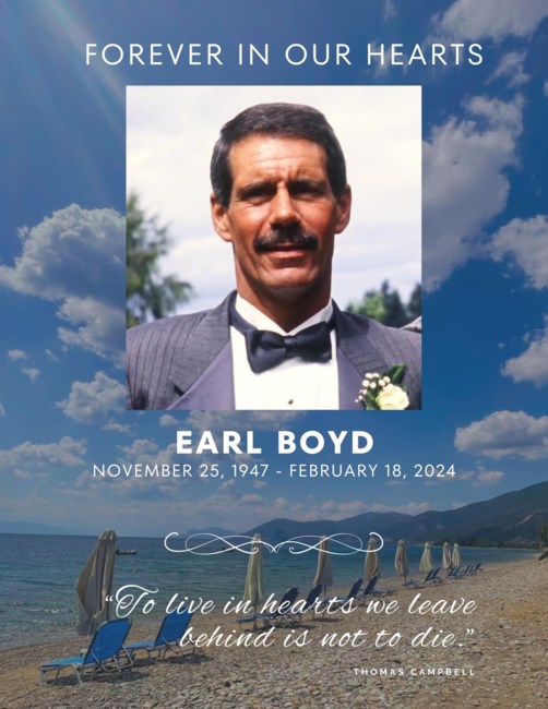 Obituario de Earl Boyd