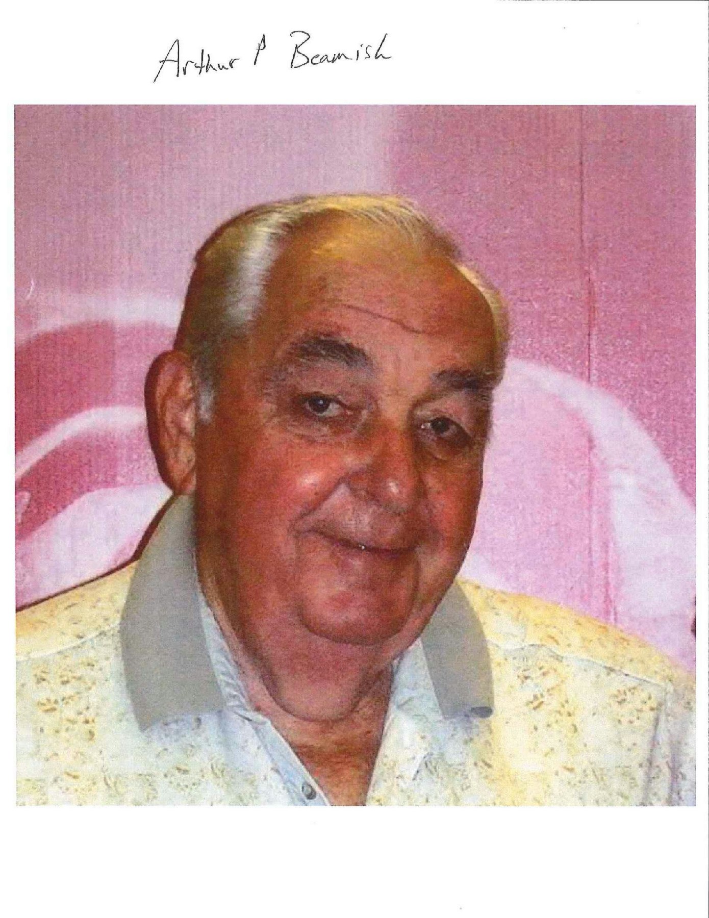 Obituary of Arthur Patrick Beamish Sr.