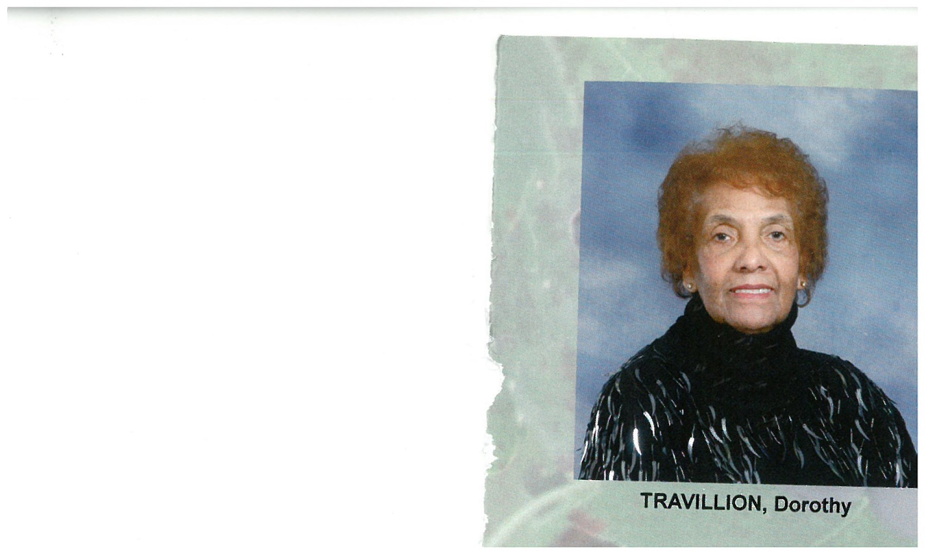 Obituario de Dorothy Lou (Jones) Travillion