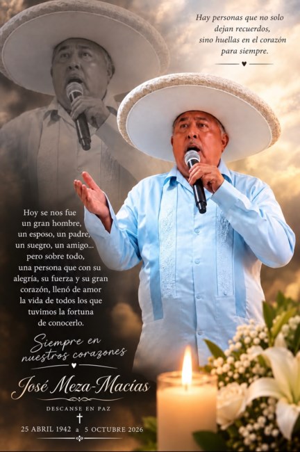 Obituary of Jose Meza-MacIas