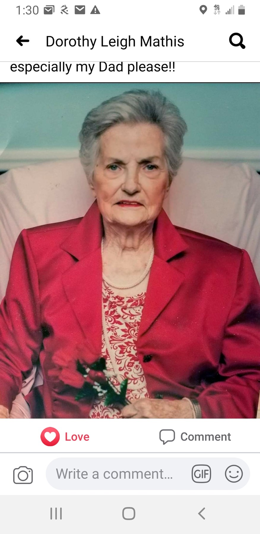 Obituary of Lila Luevinia Mathis