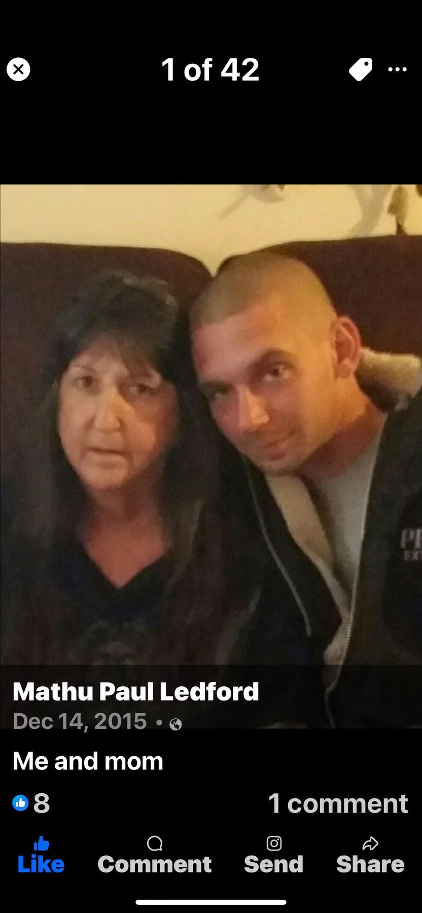 Avis de décès de Paula Jean Ledford