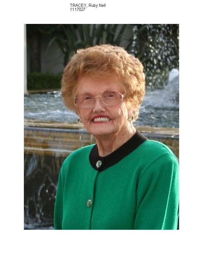 Obituary of Ruby Nell Tracey