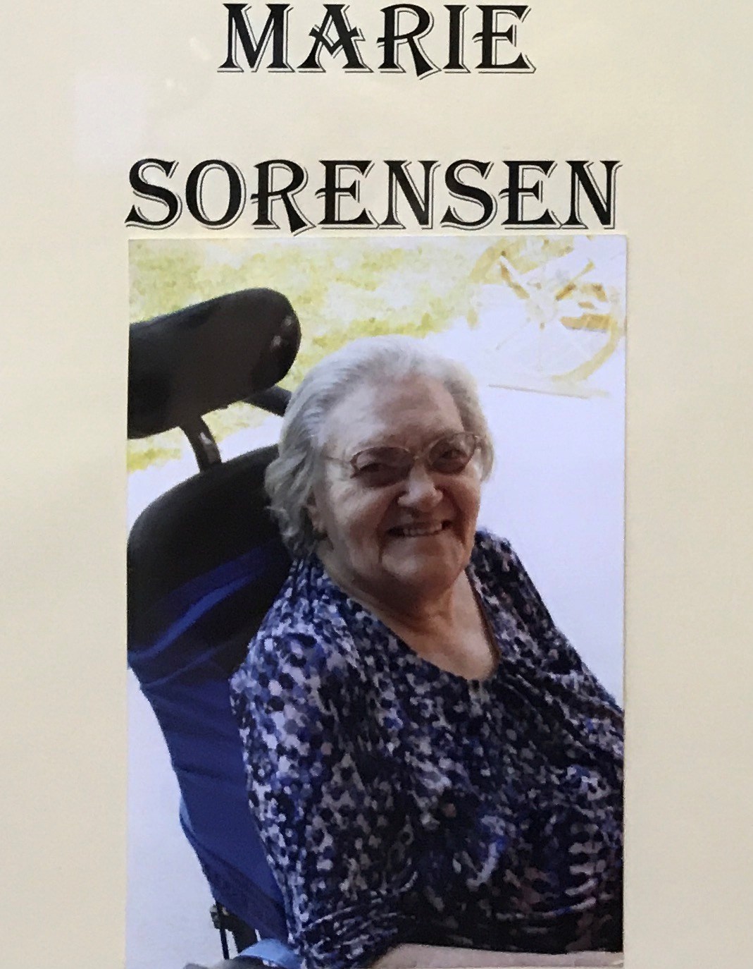 Obituary of Marie Margaret Sorensen