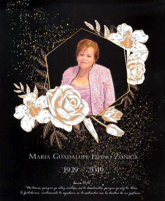 Avis de décès de Maria Guadalupe Espino