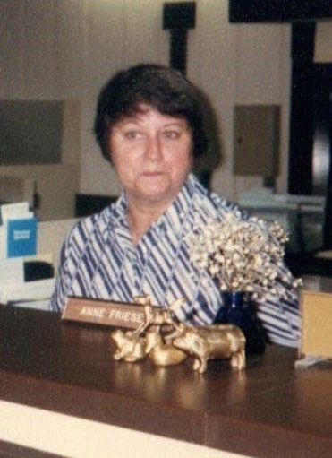 Avis de décès de Anne Merrill Friese